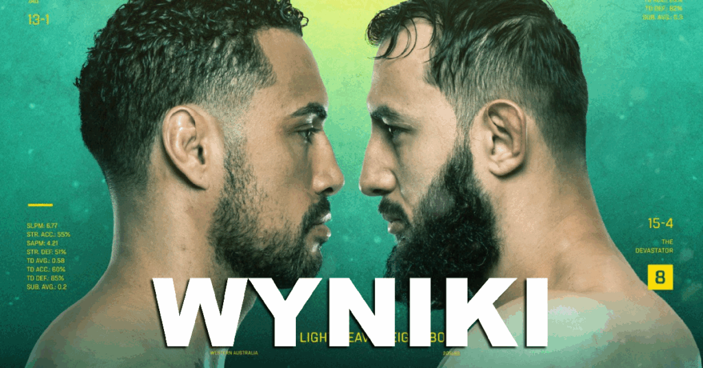 UFC Perth – wyniki gali UFC Perth – wyniki gali