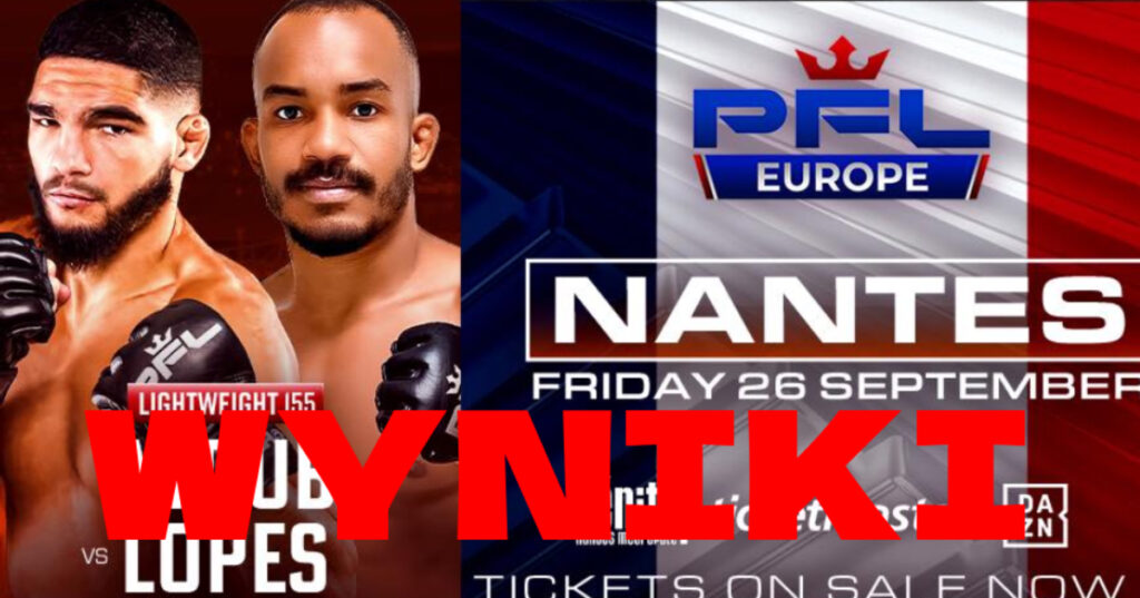 PFL Europe 3: Nantes – wyniki