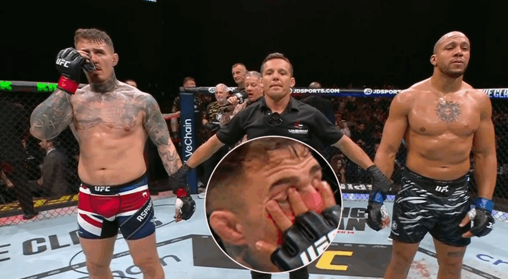 UFC 321: Tom Aspinall i Ciryl Gane kończą bez rozstrzygnięcia po pechowym faulu [WIDEO]