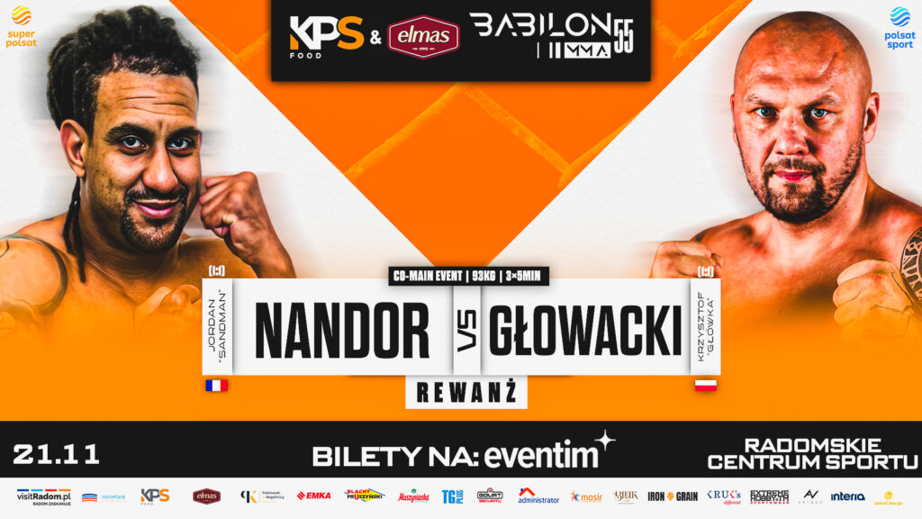 Krzysztof Głowacki dostał rewanż z Jordanem Nandorem na gali KPS Food & Elmas Babilon MMA 55 Krzysztof Głowacki dostał rewanż z Jordanem Nandorem na gali KPS Food & Elmas Babilon MMA 55