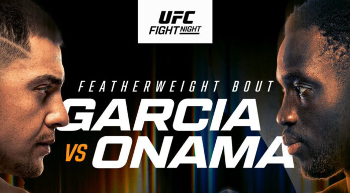 UFC Fight Night: Garcia vs. Onama – karta walk. Gdzie i jak oglądać?