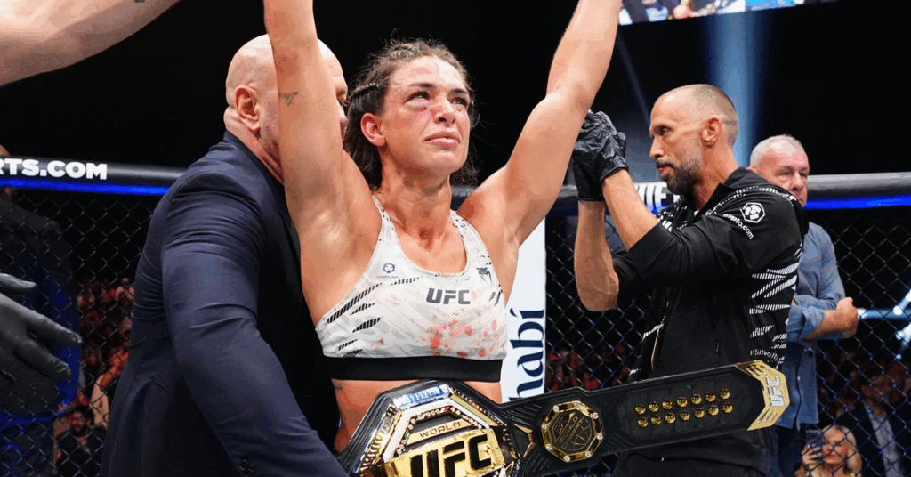 Mackenzie Dern wskazuje rywalkę na pierwszą obronę pasa UFC: „To byłoby świetne starcie grapplerek” Mackenzie Dern wskazuje rywalkę na pierwszą obronę pasa UFC: „To byłoby świetne starcie grapplerek”