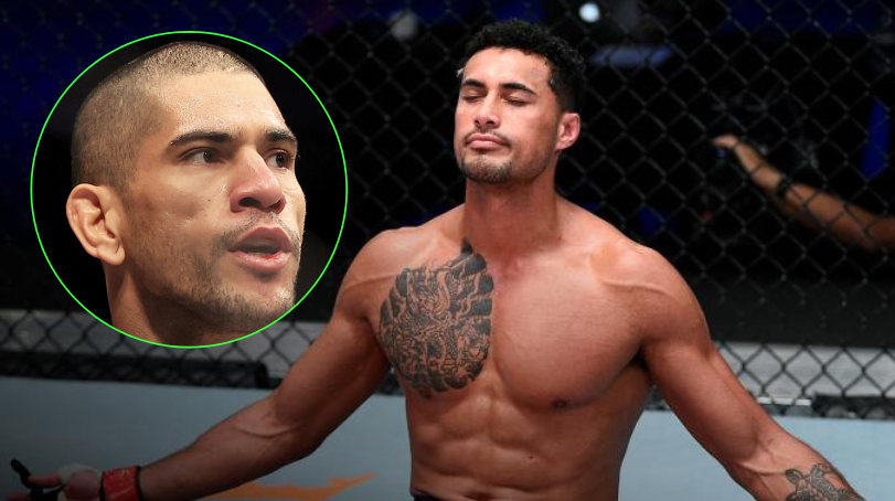 Carlos Ulberg medytuje, Alex Pereira w kółeczku.