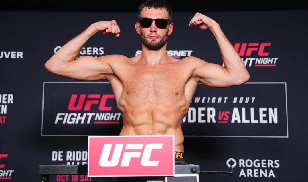 reinier de ridder ufc vancouver