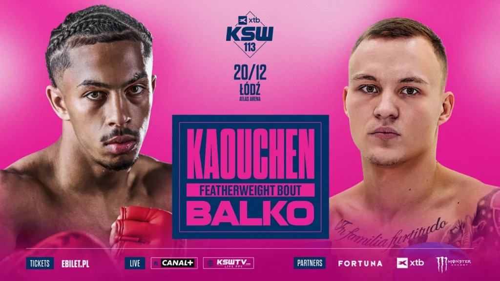 Niepokonane młode talenty zmierzą się w walce otwarcia gali XTB KSW 113