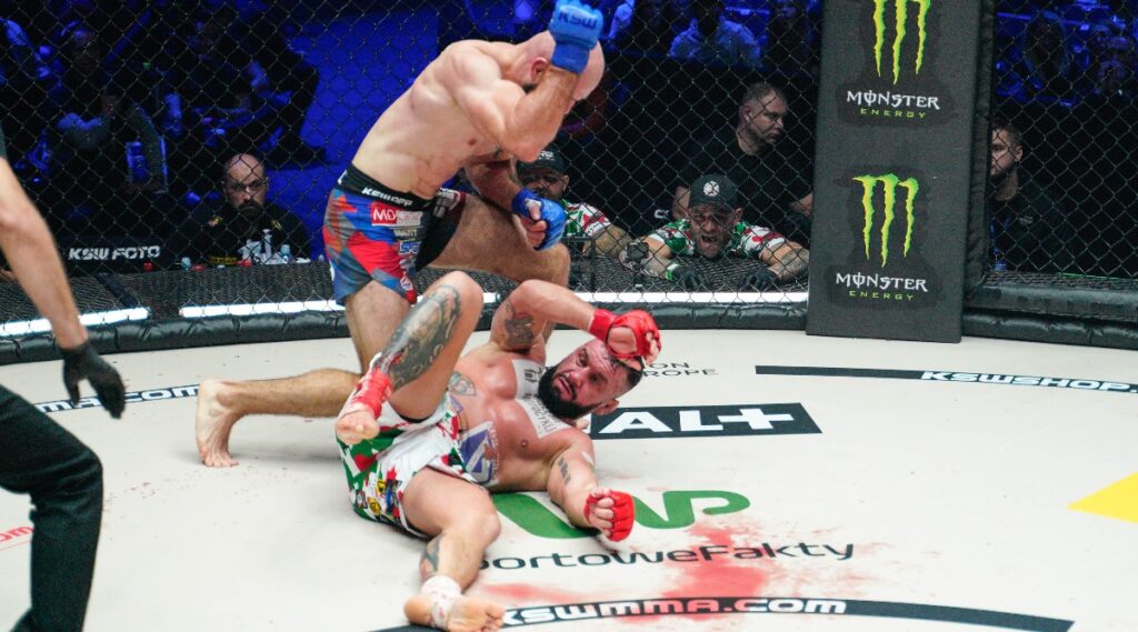 XTB KSW 111: Bartosz Kurek znokautował nacierającego Adriana Dudka [WIDEO]