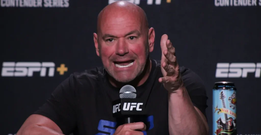 Dana White wściekły na zawodników UFC: „Zostaliście przekupieni? Dlaczego nie zgłosiliście tego FBI?” Dana White wściekły na zawodników UFC: „Zostaliście przekupieni? Dlaczego nie zgłosiliście tego FBI?”