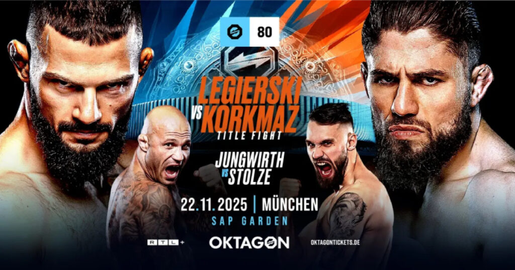 OKTAGON 80 – karta walk. Gdzie i jak oglądać galę z udziałem Mateusza Legierskiego? OKTAGON 80 – karta walk. Gdzie i jak oglądać galę z udziałem Mateusza Legierskiego?