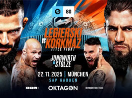 OKTAGON 80 – karta walk. Gdzie i jak oglądać galę z udziałem Mateusza Legierskiego?