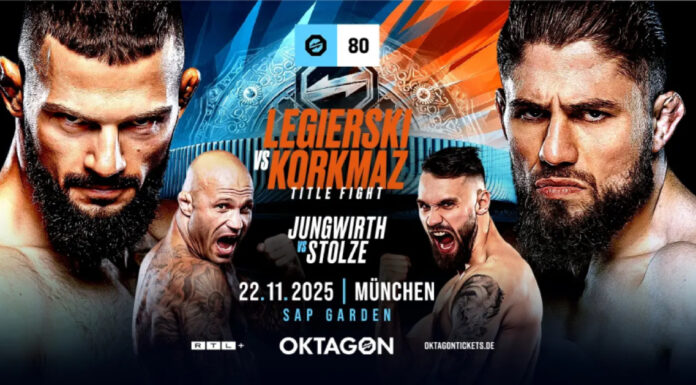 OKTAGON 80 – karta walk. Gdzie i jak oglądać galę z udziałem Mateusza Legierskiego?