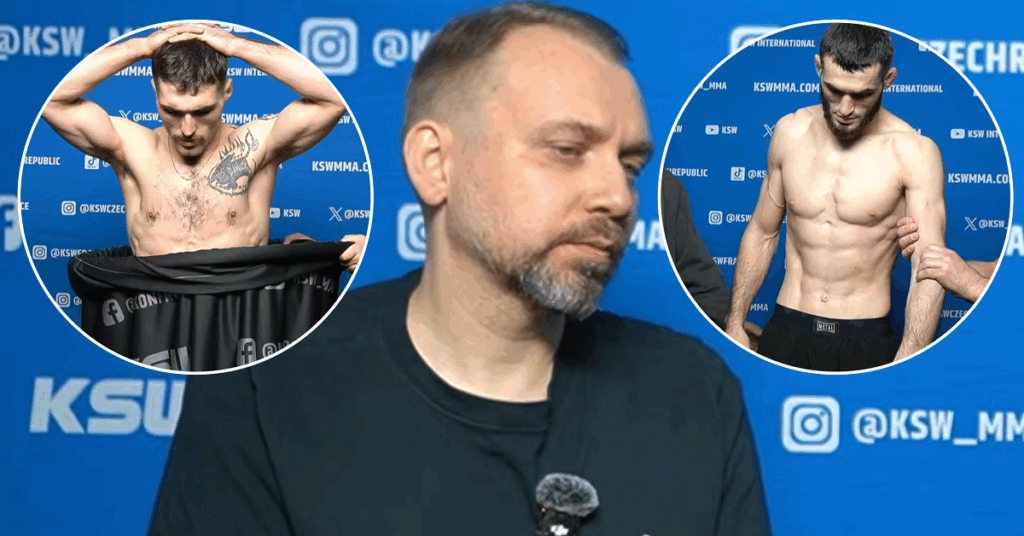 „Czuję się oszukany” – dyrektor sportowy komentuje przekroczenia limitów wagowych zawodników przed KSW 112