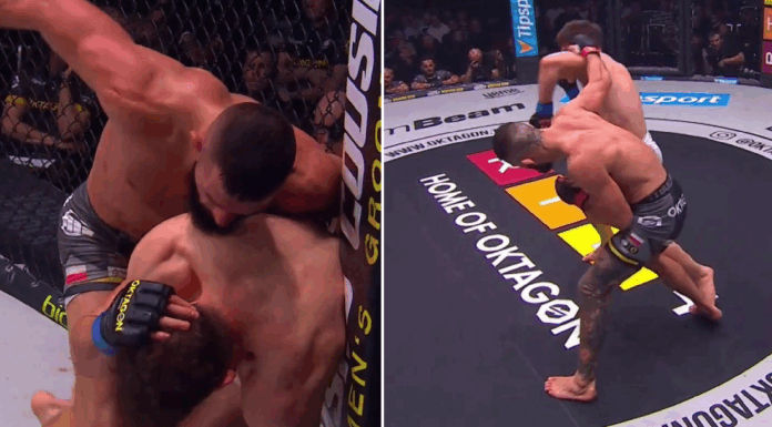 Mateusz Legierski zdobył pas wagi lekkiej na OKTAGON 80