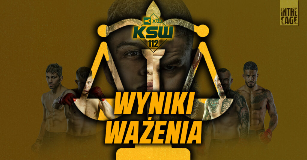 XTB KSW 112 – wyniki ważenia. Dwóch zawodników poza limitem. XTB KSW 112 – wyniki ważenia. Dwóch zawodników poza limitem.