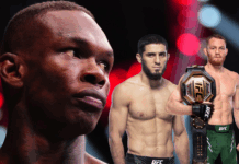 Israel Adesanya: „Na początku uznałem walkę Makhachev – Della Maddalena za brak szacunku”