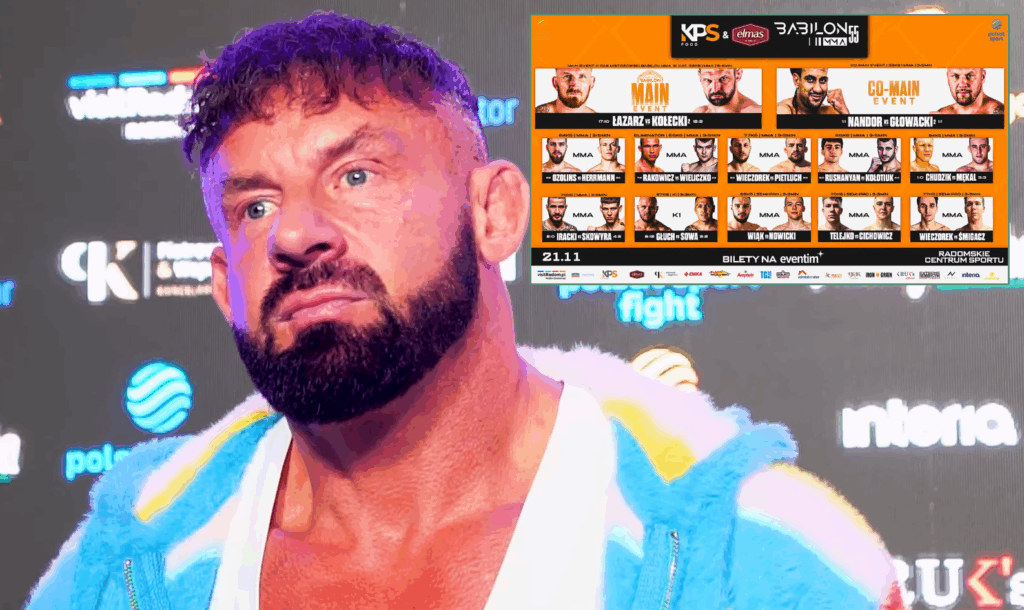 Kołecki, Łazarz, nowe gwiazdy i chęć pokazania głównych walk w otwartym Polsacie – Artur Gwóźdź o gali Babilon MMA w Radomiu