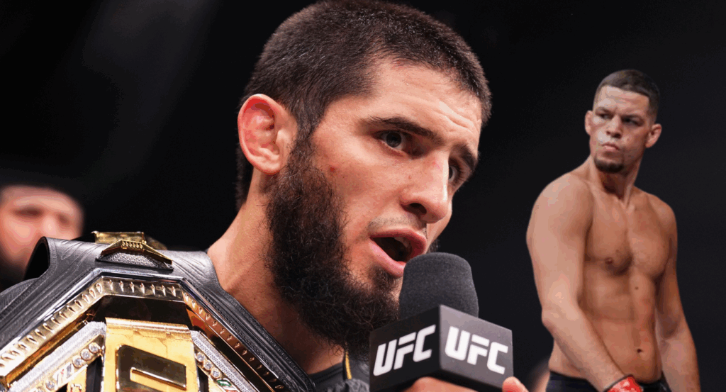 Nate Diaz uderza w Makhacheva. „Nie jest numerem jeden. To jeszcze nie ten poziom”