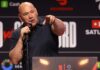 Dana White odpalił się na fana za pytanie. „Zamknijcie się, ku**a, wszyscy”