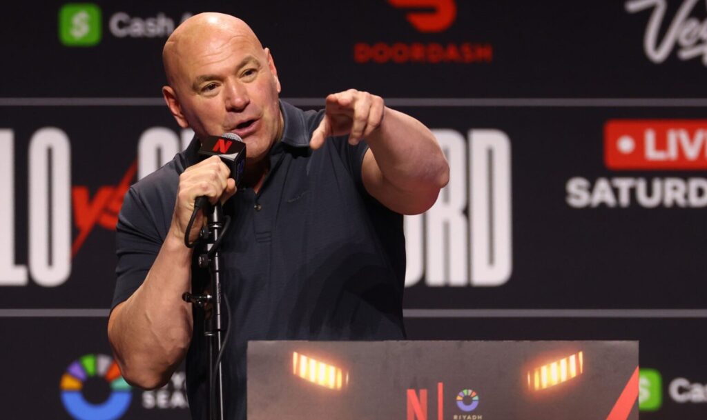 Dana White odpalił się na fana za pytanie. „Zamknijcie się, ku**a, wszyscy”