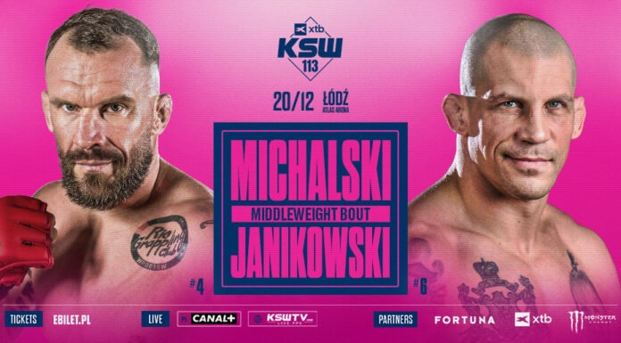 Michalski vs. Janikowski! Bitwa o Wrocław na XTB KSW 113 w Łodzi