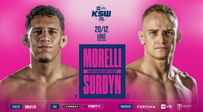 Marcello Morelli zmierzy się z Patrykiem Surdynem na gali XTB KSW 113