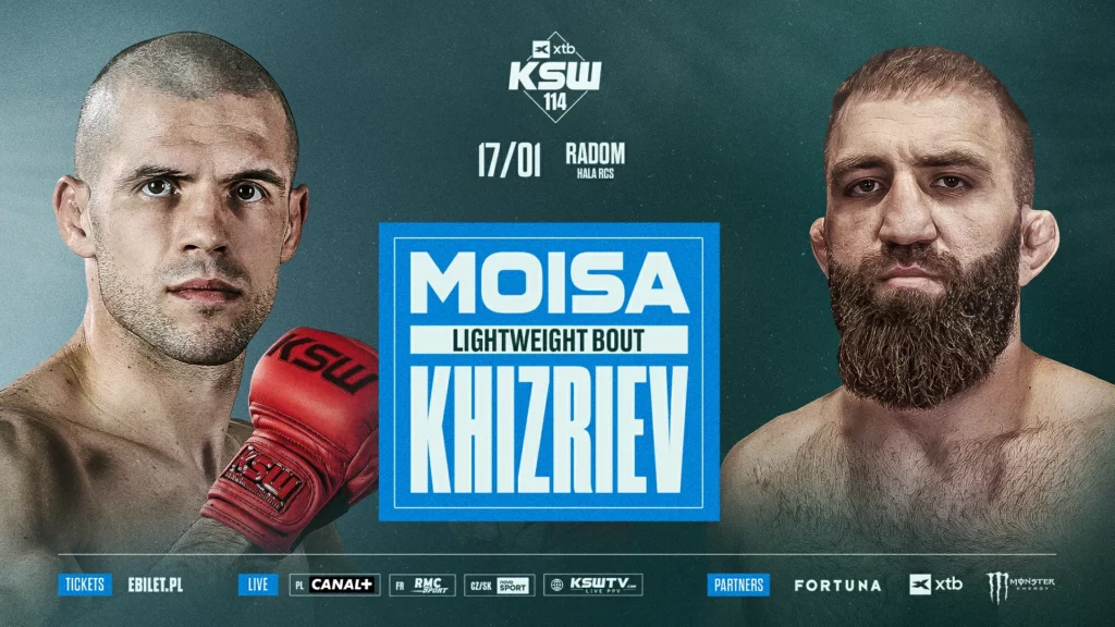Oleksandr Moisa przywita w KSW niepokonanego Irasa Khizrieva Oleksandr Moisa przywita w KSW niepokonanego Irasa Khizrieva