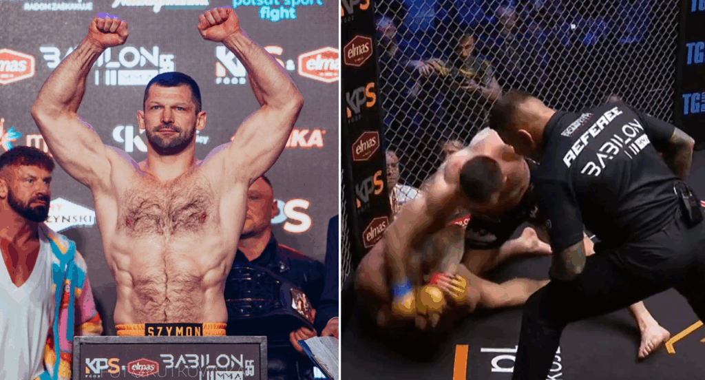 Babilon MMA 55: Szymon Kołecki nokautuje Łazarza w rewanżu i zostaje mistrzem Babilon MMA!