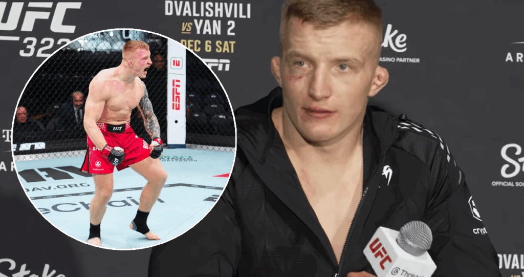 „Nie pamiętam walki” – pierwsze słowa Iwo Baraniewskiego po zwycięstwie na UFC 323 „Nie pamiętam walki” – pierwsze słowa Iwo Baraniewskiego po zwycięstwie na UFC 323