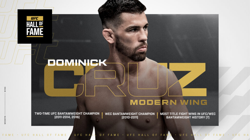 Dominick Cruz dołączył do Hall of Fame UFC