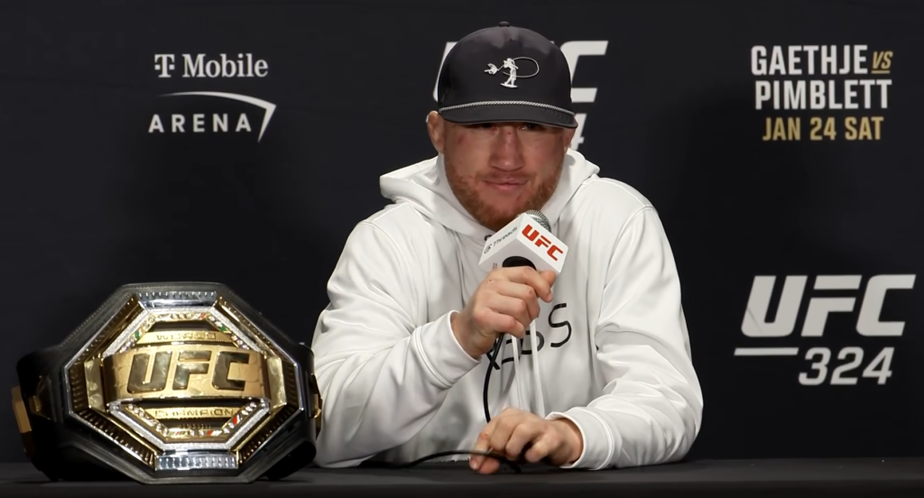 Justin Gaethje po UFC 324: „To była wojna, ale wiedziałem, że nie mogę odpuścić” Justin Gaethje po UFC 324: „To była wojna, ale wiedziałem, że nie mogę odpuścić”