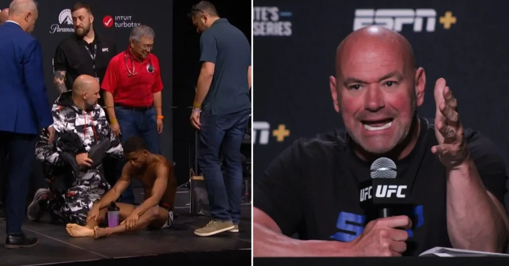 Zemdlał na ważeniu, teraz zabiera głos. Szef UFC komentuje