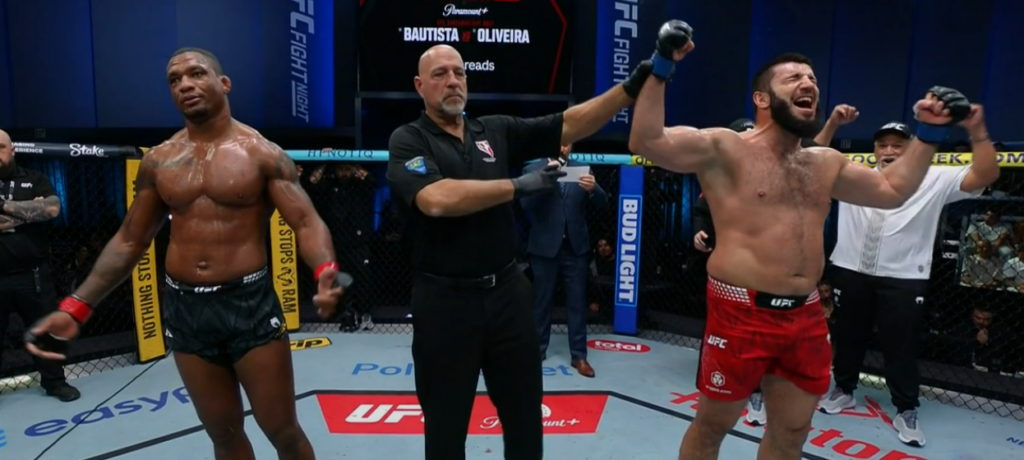 UFC Vegas 113: Rizvan Kuniev wypunktował Jailtona Almeidę