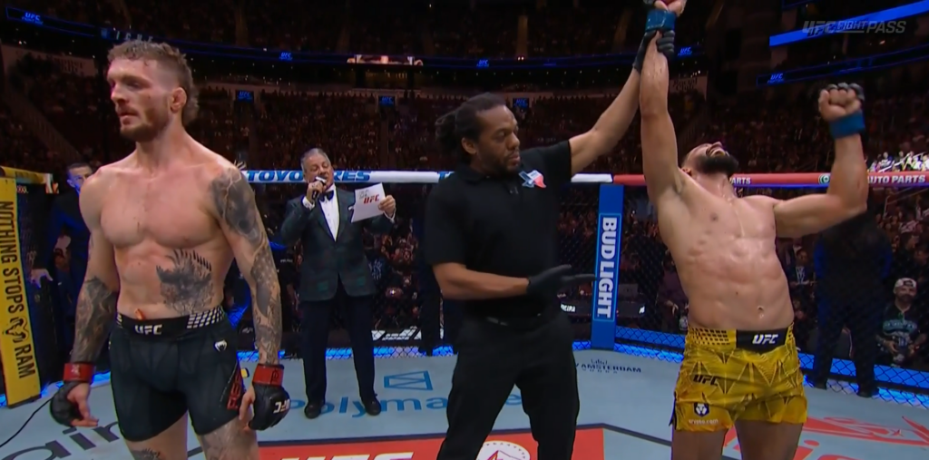 UFC Houston: Michel Pereira wygrał niejednogłośną decyzją po chaotycznej wojnie z Zachem Reesem