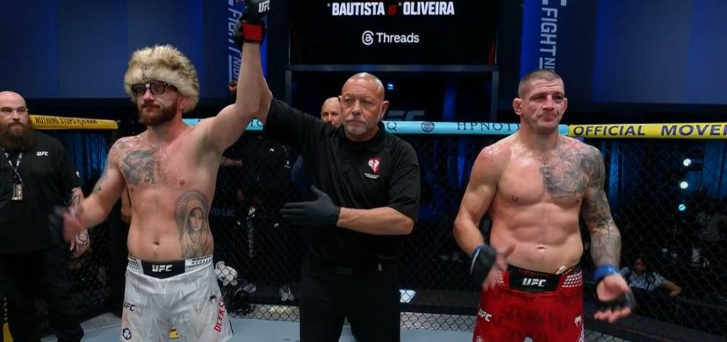 UFC Vegas 113: Michał Oleksiejczuk wypunktował Kanadyjczyka po twardej, trzyrundowej wojnie UFC Vegas 113: Michał Oleksiejczuk wypunktował Kanadyjczyka po twardej, trzyrundowej wojnie