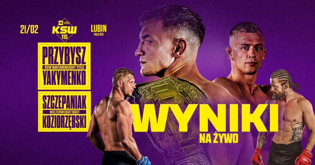 XTB KSW 115 – wyniki. Przybysz traci pas