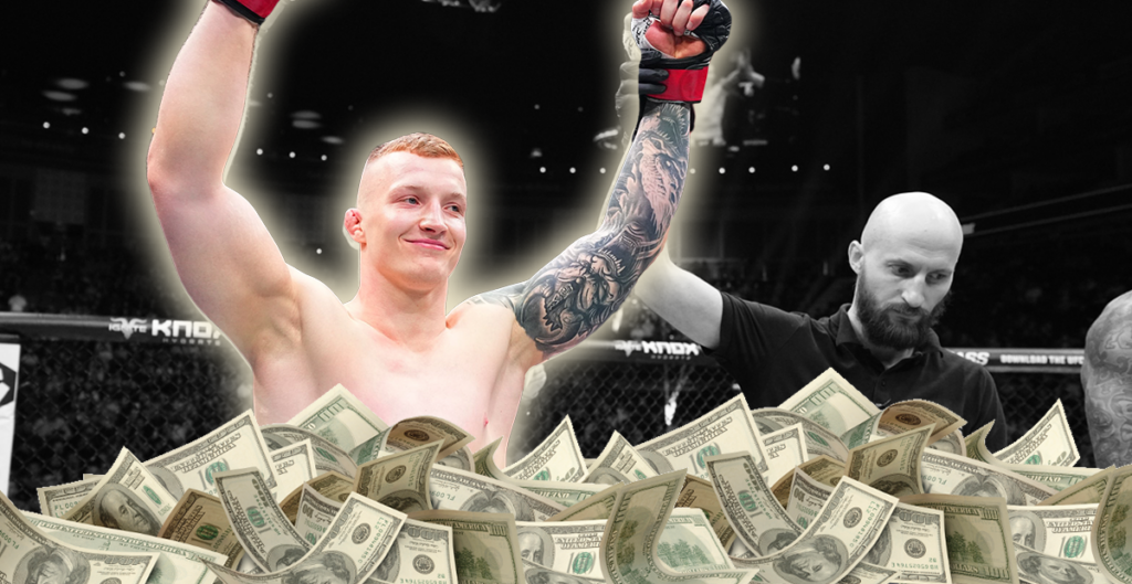 Baraniewski zgarnął 100 tysięcy $ bonusu za KO na UFC London!