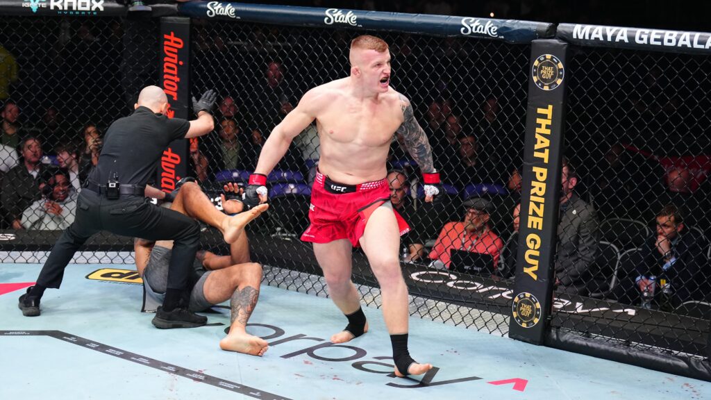 UFC London: Iwo Baraniewski błyskawicznie znokautował Austena Lane’a! [WIDEO]