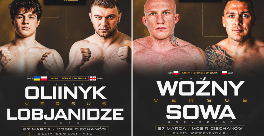 Kamil Woźny celuje w pas Babilonu, Yehor Oliinyk widzi się w TOP 10 UFC