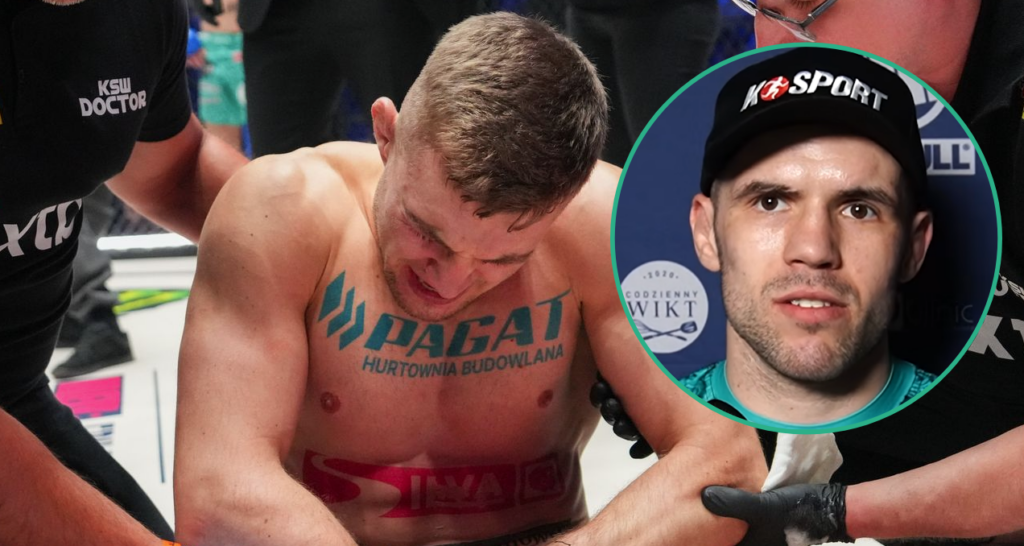 Oleksandr Moisa po XTB KSW 116 o kontuzji Wojciecha Kawy: „Poczułem trzask w ręce”