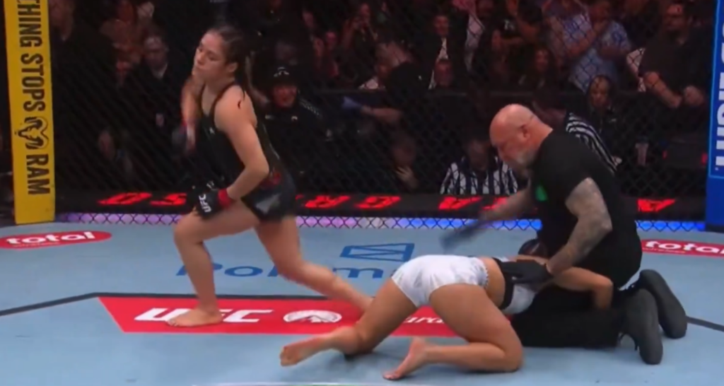 UFC Seattle: Alexa Grasso brutalnie rozbiła Maycee Barber – nokaut i duszenie w jednej akcji! [WIDEO]