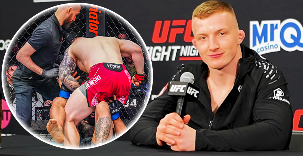 „Jak lewy wszedł, to już był nieprzytomny” – Iwo Baraniewski po UFC London