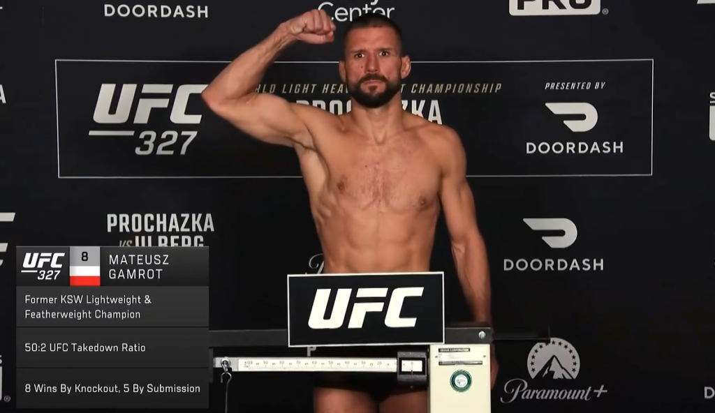 UFC 327 – wyniki ważenia przed galą z udziałem Gamrota