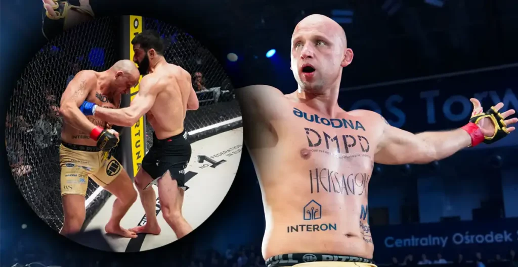 XTB KSW 117: Paweł Pawlak rozbija Mameda Khalidova! Dominacja w parterze i brutalne łokcie kończą walkę [WIDEO]