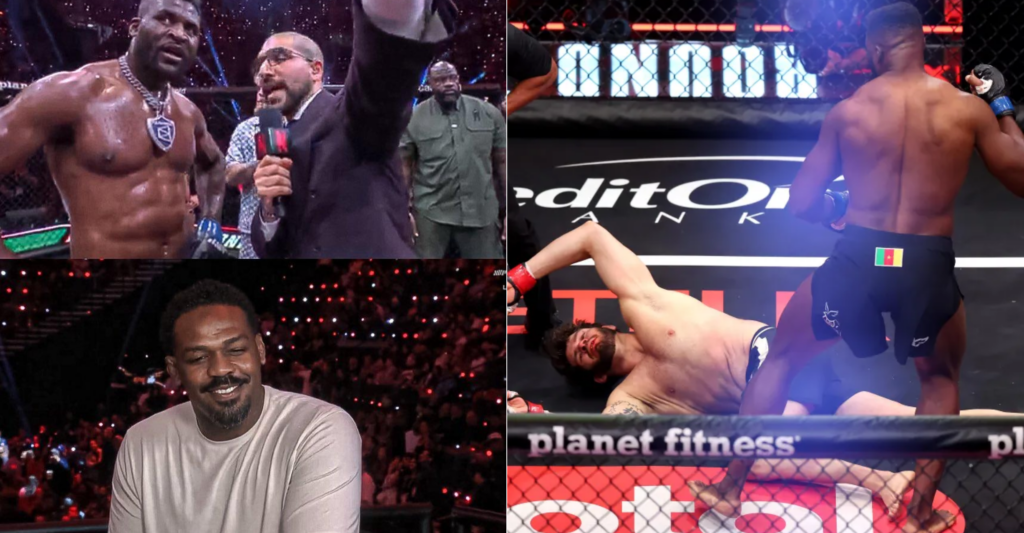Ngannou demoluje rywala na MVP MMA 1 i prowokuje Jonesa: „Ta walka musi się odbyć!”