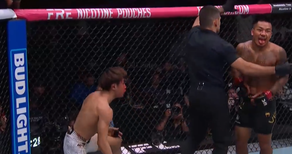 UFC 328: Joshua Van rozbił Tatsuro Tairę i obronił pas! Pierwsza porażka przed czasem Japończyka [WIDEO]