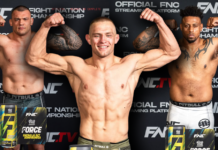FNC 31 – wyniki ważenia. Kraska w limicie, Hardy za ciężki o 12 kg!