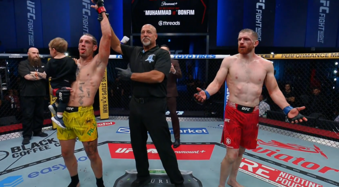 UFC Vegas 118: Brendan Allen wypunktował Edmena Shahbazyana po krwawej wojnie