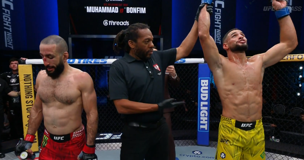 UFC Vegas 118: Gabriel Bonfim zdominował Belala Muhammada na pełnym dystansie UFC Vegas 118: Gabriel Bonfim zdominował Belala Muhammada na pełnym dystansie