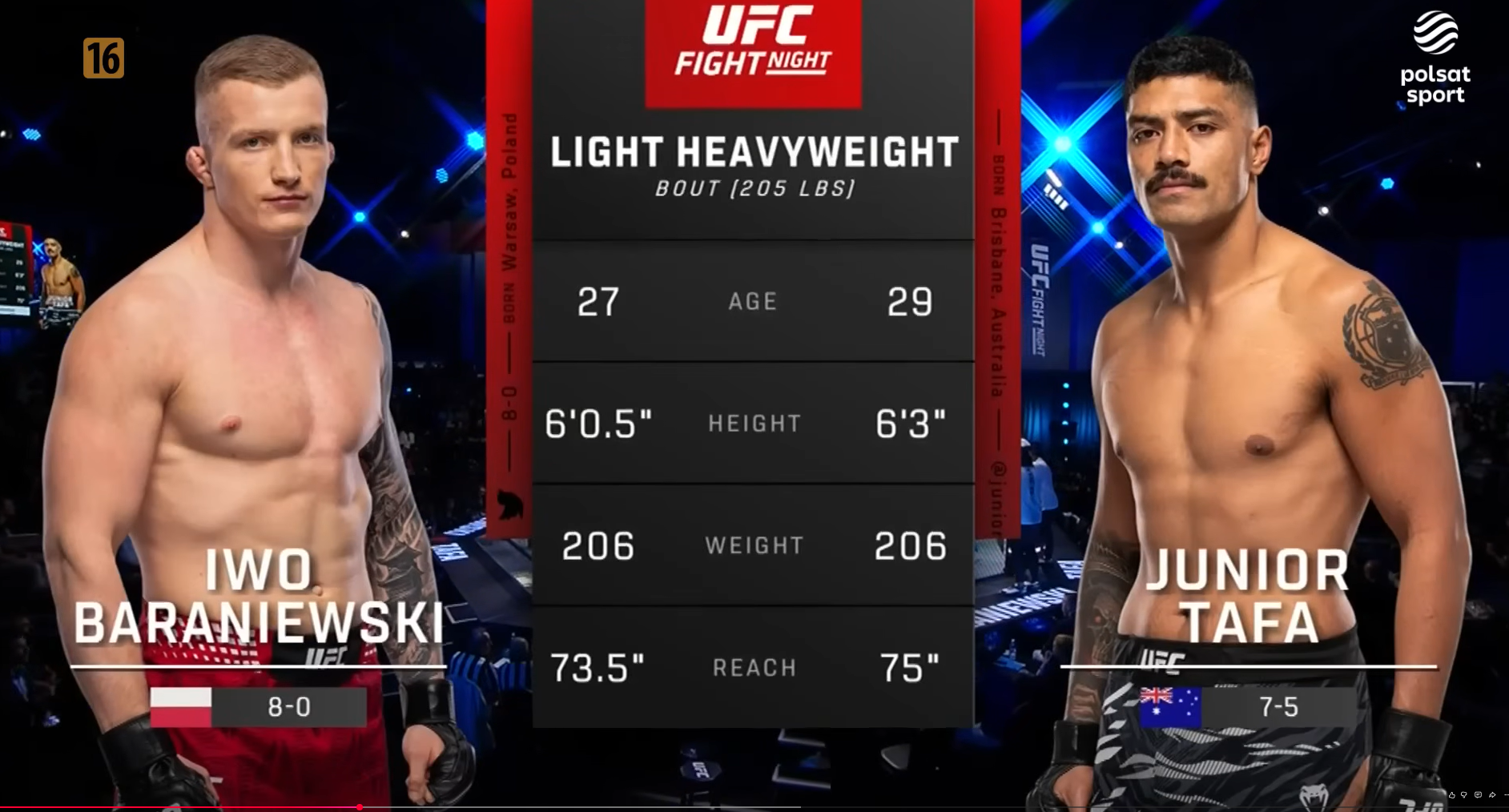iwo baraniewski ufc vegas 118 skrót walki