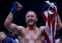 Justin Gaethje odpowiada Topurii: „Jest w szpitalu, a ja nie”