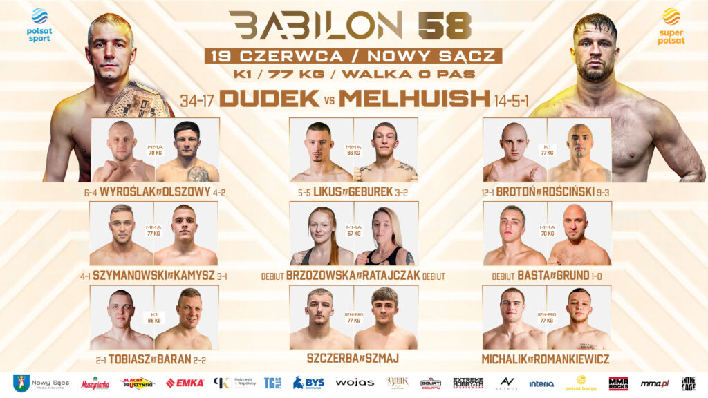 Babilon MMA 58 – karta walk. Gdzie i jak oglądać?